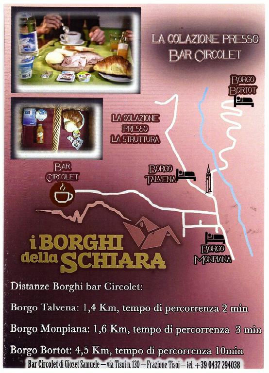 فندق بيلونوفي  I Borghi Della Schiara - Borgo Talvena المظهر الخارجي الصورة